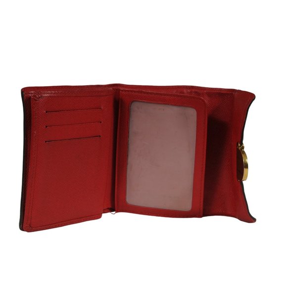 Louis Vuitton Womens Portefeuille Trifold Long Wallet LV Damier Ebene Brown Tan - Picture 7 of 11